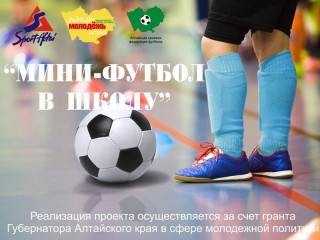В Алтайском крае запускают проект «Мини-футбол в школу»
