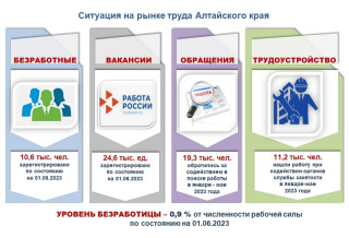 Ситуация на рынке труда (январь-май 2023 года)