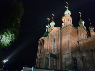 Фасад Свято-Георгиевской церкви в Новоалтайске украсит декоративная подсветка